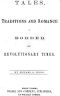 [Gutenberg 51864] • Tales, Traditions and Romance of Border and Revolutionary Times